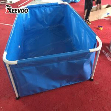 Składana wodoodporna plandeka z PVC wyłożona akwarium