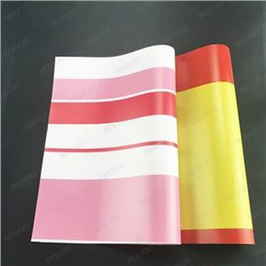 Plastikowa plandeka w paski z PVC